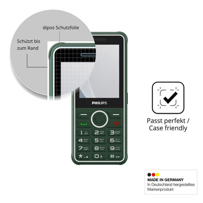 Schutzglasfolie mit optimaler Passform, zur Verwendung mit Hüllen geeignet