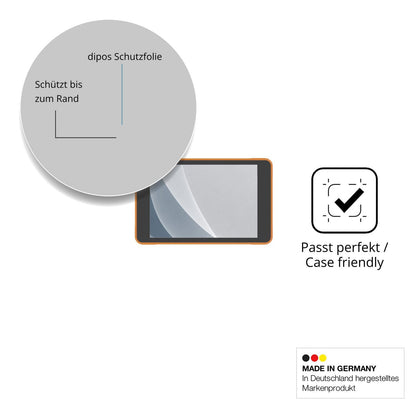 Schutzglasfolie mit optimaler Passform, zur Verwendung mit Hüllen geeignet