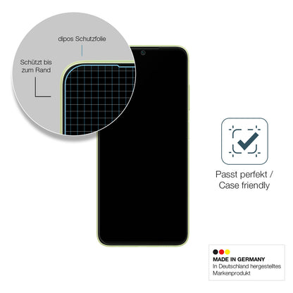 Schutzglasfolie mit optimaler Passform, zur Verwendung mit Hüllen geeignet