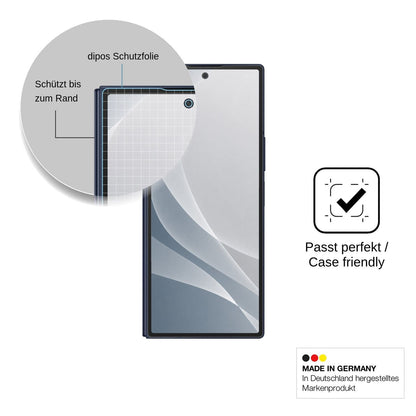 2x 9H Schutzfolie matt für Samsung Galaxy Z Fold6 Aussenseite Panzerfolie