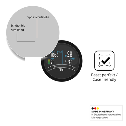 Schutzglasfolie mit optimaler Passform, zur Verwendung mit Hüllen geeignet