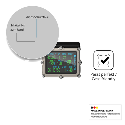 Schutzglasfolie mit optimaler Passform, zur Verwendung mit Hüllen geeignet