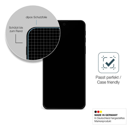 Schutzglasfolie mit optimaler Passform, zur Verwendung mit Hüllen geeignet