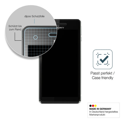 Schutzglasfolie mit optimaler Passform, zur Verwendung mit Hüllen geeignet