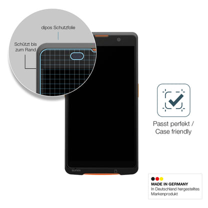 Schutzglasfolie mit optimaler Passform, zur Verwendung mit Hüllen geeignet