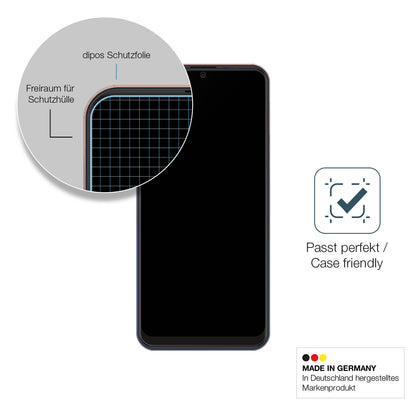 Schutzglasfolie mit optimaler Passform, zur Verwendung mit Hüllen geeignet