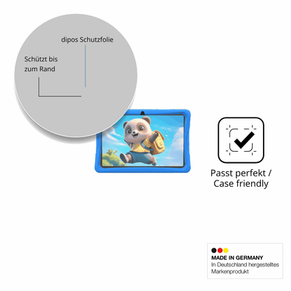 Schutzglasfolie mit optimaler Passform, zur Verwendung mit Hüllen geeignet