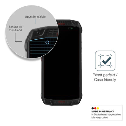 Schutzglasfolie mit optimaler Passform, zur Verwendung mit Hüllen geeignet