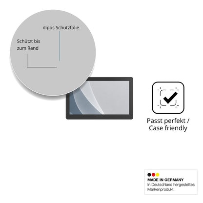 Schutzglasfolie mit optimaler Passform, zur Verwendung mit Hüllen geeignet