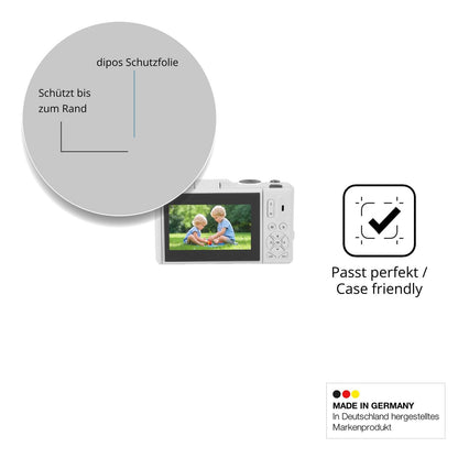 Schutzglasfolie mit optimaler Passform, zur Verwendung mit Hüllen geeignet