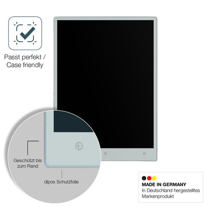 Schutzglasfolie mit optimaler Passform, zur Verwendung mit Hüllen geeignet