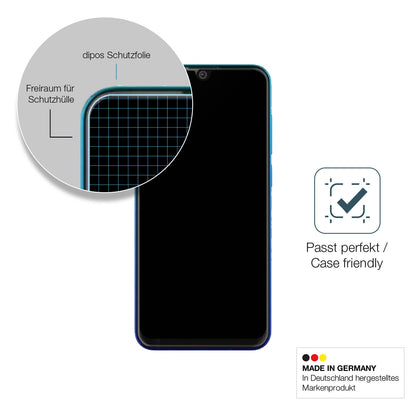 Schutzglasfolie mit optimaler Passform, zur Verwendung mit Hüllen geeignet