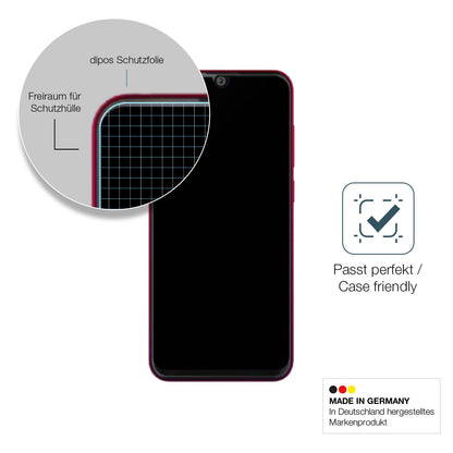 Schutzglasfolie mit optimaler Passform, zur Verwendung mit Hüllen geeignet