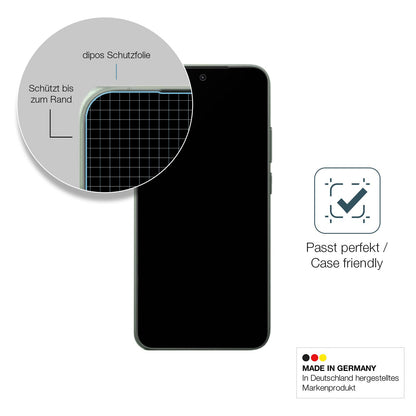 Schutzglasfolie mit optimaler Passform, zur Verwendung mit Hüllen geeignet