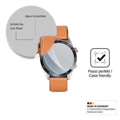 2x 9H Schutzfolie matt für YEMASTER Smartwatch 1.28 Panzerfolie