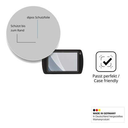 Schutzglasfolie mit optimaler Passform, zur Verwendung mit Hüllen geeignet
