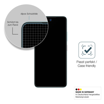 Schutzglasfolie mit optimaler Passform, zur Verwendung mit Hüllen geeignet