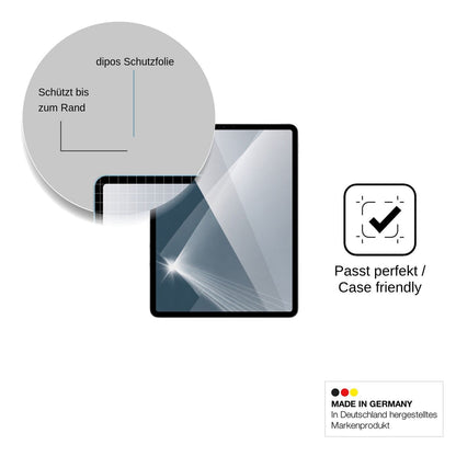 2x 9H Schutzfolie für Apple iPad Pro 12.9 Zoll (2022) Panzerfolie
