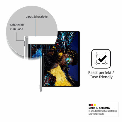 Besonders flexibler Displayschutz mit Anti-Shock-Schicht im Materialmix