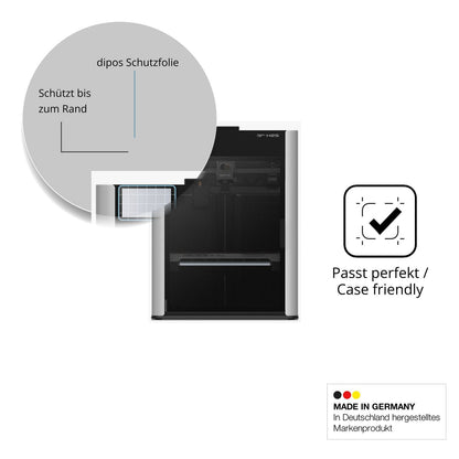 Besonders flexibler Displayschutz mit Anti-Shock-Schicht im Materialmix