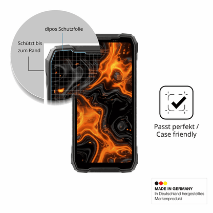 Besonders flexibler Displayschutz mit Anti-Shock-Schicht im Materialmix