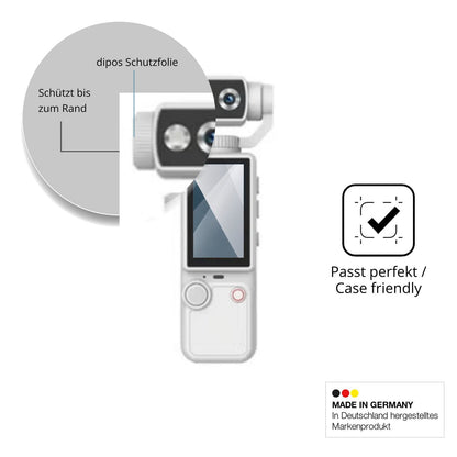 Besonders flexibler Displayschutz mit Anti-Shock-Schicht im Materialmix