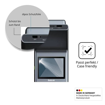 Besonders flexibler Displayschutz mit Anti-Shock-Schicht im Materialmix