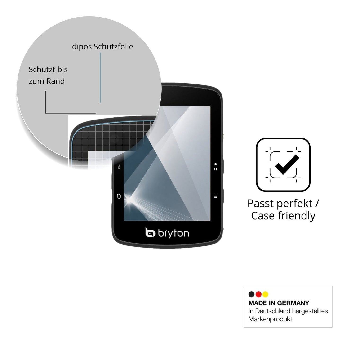 Besonders flexibler Displayschutz mit Anti-Shock-Schicht im Materialmix