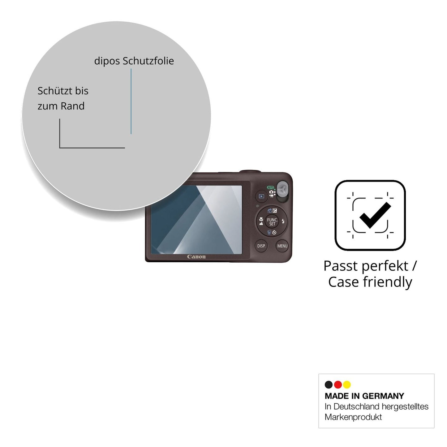 Besonders flexibler Displayschutz mit Anti-Shock-Schicht im Materialmix