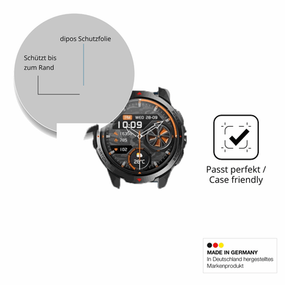 Besonders flexibler Displayschutz mit Anti-Shock-Schicht im Materialmix
