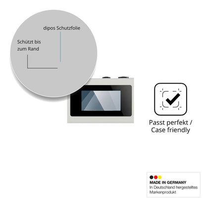 Besonders flexibler Displayschutz mit Anti-Shock-Schicht im Materialmix