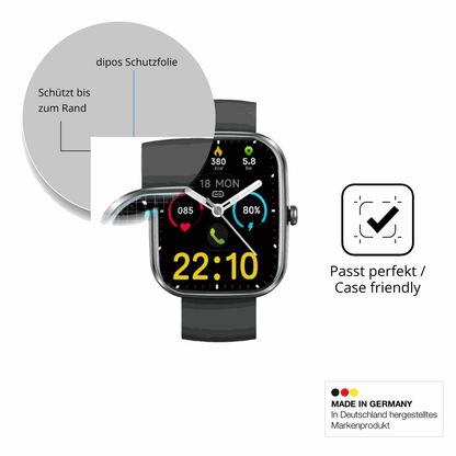 Besonders flexibler Displayschutz mit Anti-Shock-Schicht im Materialmix