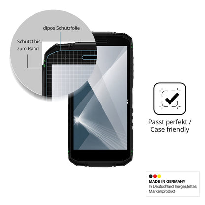 Besonders flexibler Displayschutz mit Anti-Shock-Schicht im Materialmix