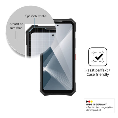 Besonders flexibler Displayschutz mit Anti-Shock-Schicht im Materialmix