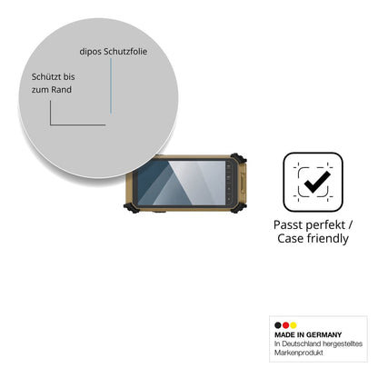 Besonders flexibler Displayschutz mit Anti-Shock-Schicht im Materialmix
