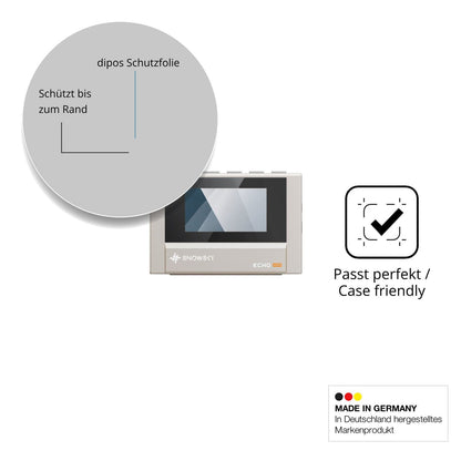 Besonders flexibler Displayschutz mit Anti-Shock-Schicht im Materialmix