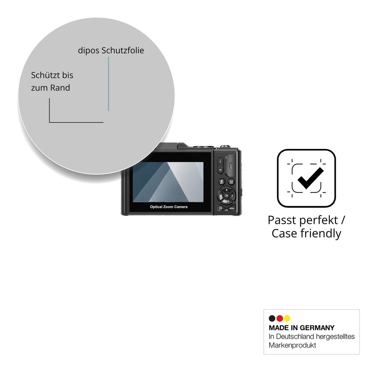 Besonders flexibler Displayschutz mit Anti-Shock-Schicht im Materialmix