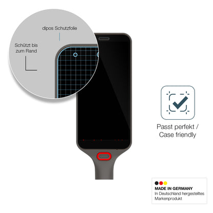 Besonders flexibler Displayschutz mit Anti-Shock-Schicht im Materialmix