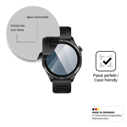 2x 9H Schutzfolie für Honor Watch 6 Pro Panzerfolie