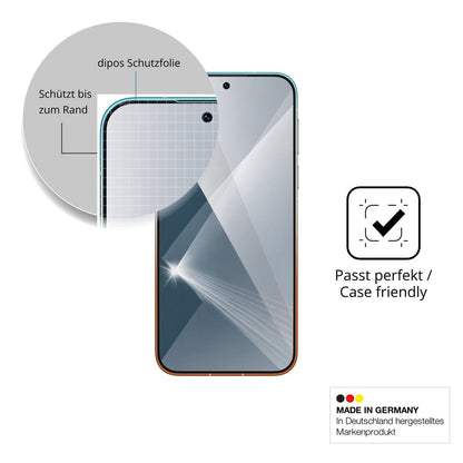 Besonders flexibler Displayschutz mit Anti-Shock-Schicht im Materialmix