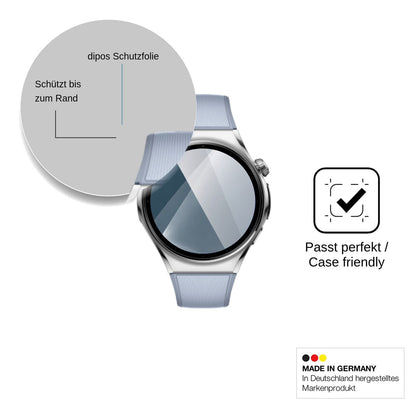 2x 9H Schutzfolie für Huawei Watch 6 46 mm Panzerfolie