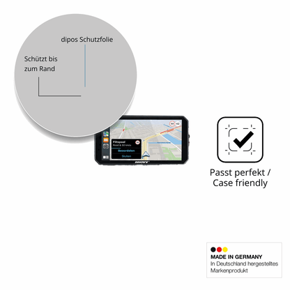 Besonders flexibler Displayschutz mit Anti-Shock-Schicht im Materialmix