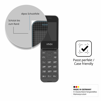 Besonders flexibler Displayschutz mit Anti-Shock-Schicht im Materialmix