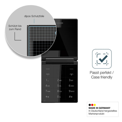 Besonders flexibler Displayschutz mit Anti-Shock-Schicht im Materialmix