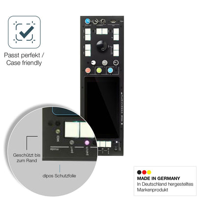 Besonders flexibler Displayschutz mit Anti-Shock-Schicht im Materialmix