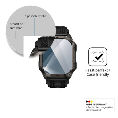 Besonders flexibler Displayschutz mit Anti-Shock-Schicht im Materialmix