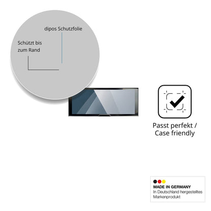 Besonders flexibler Displayschutz mit Anti-Shock-Schicht im Materialmix