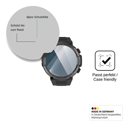 2x 9H Schutzfolie für Neow W-Watch 1.39 Panzerfolie