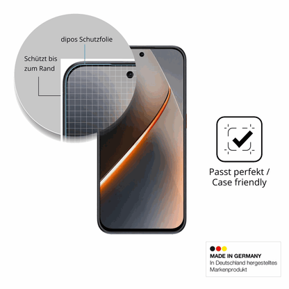 Besonders flexibler Displayschutz mit Anti-Shock-Schicht im Materialmix