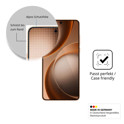 Besonders flexibler Displayschutz mit Anti-Shock-Schicht im Materialmix